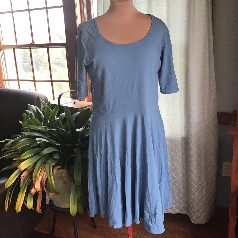 LuLaRoe Nicole, 3XL, blue